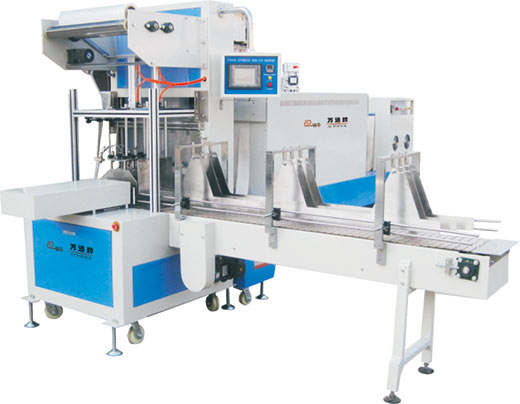 TF-7540全自動袖口式封切機(jī)+BS-6040循環(huán)風(fēng)收縮包裝機(jī)